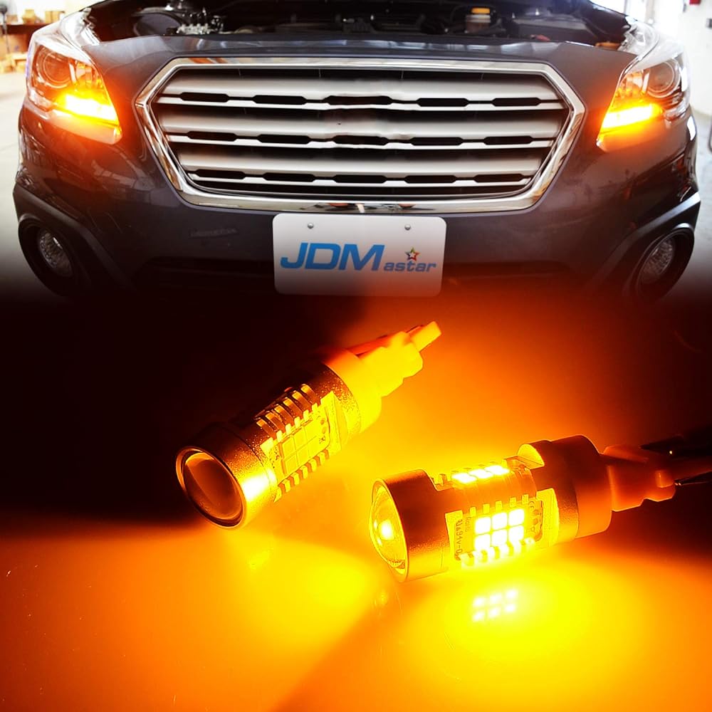 JDM ASTAR Very bright PX chip 7440 7441 7443 7444 Amber Yellow Winker LED bulb