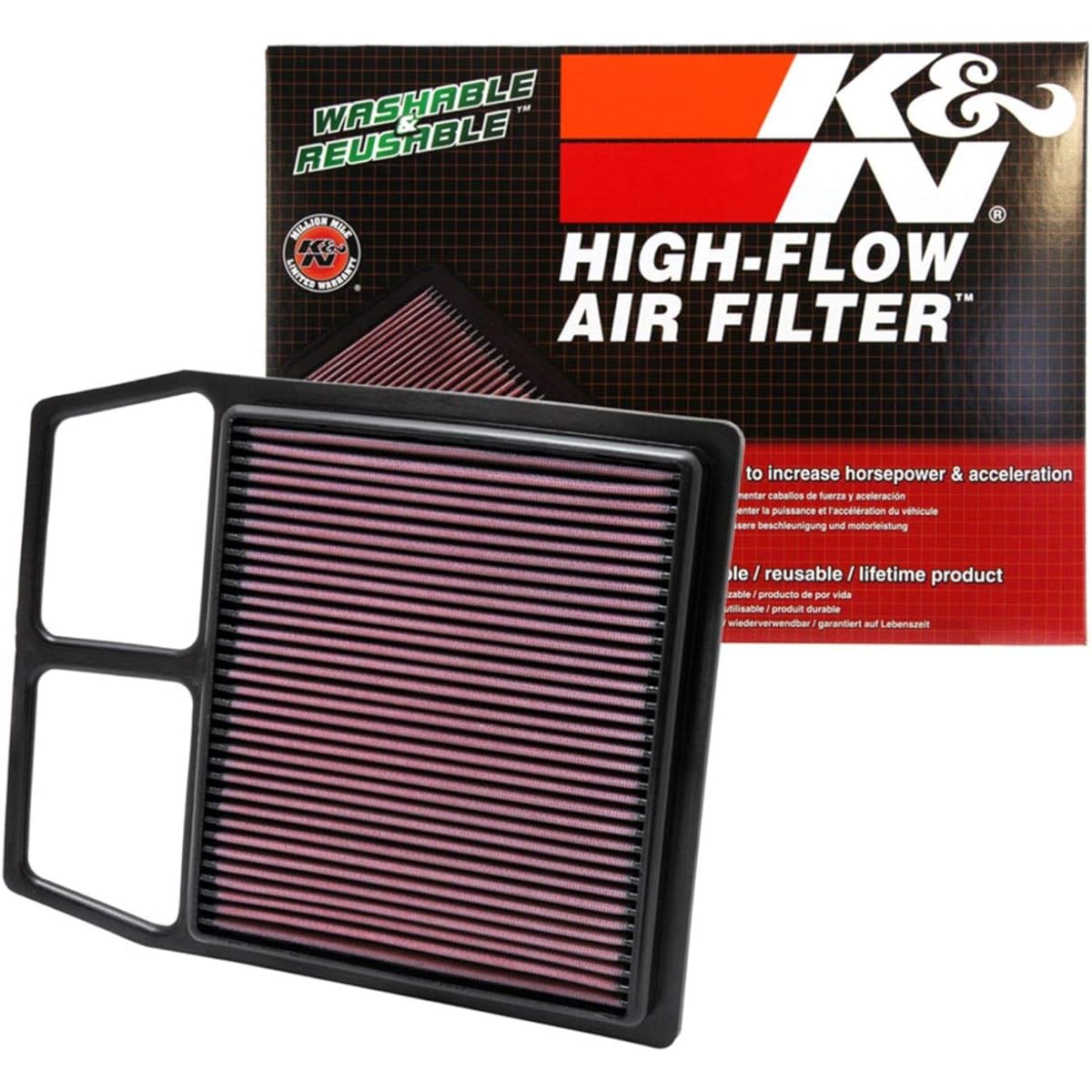 K & N engine air filter: High performance, premium, power sports air filter: 2011-2020 CAN-AM (Commander 1000R, DPS, LTD, XT, 800R, Mossy Oak Hunting Ed, X MR, X XC, 1000) CM- 8011