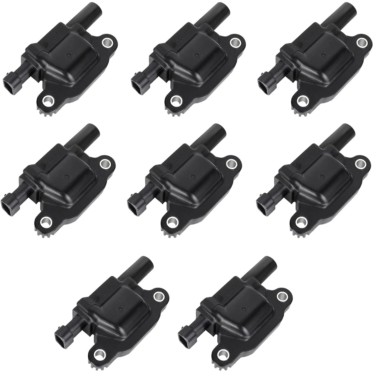 Yikesai men 12611424 Ignition Coil Pack 5.3 Liter 6.0 Liter V8 Engine G8 Grand Prix H3 Tahoe Yukon Silverado Inpara 8 Pack