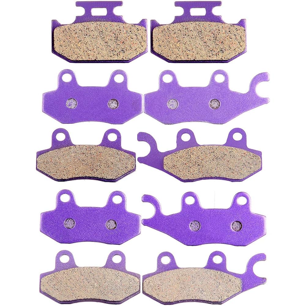 OCPTY Carbon Fiber Brake Pads 2008 2009 2011 12 2013 Yamaha Rhino 700 YXR700FSP 4x4 Sport Edition FI 2008 Yamaha Rhino 700 YXR700FSP2 4x4 Special Edition II FI