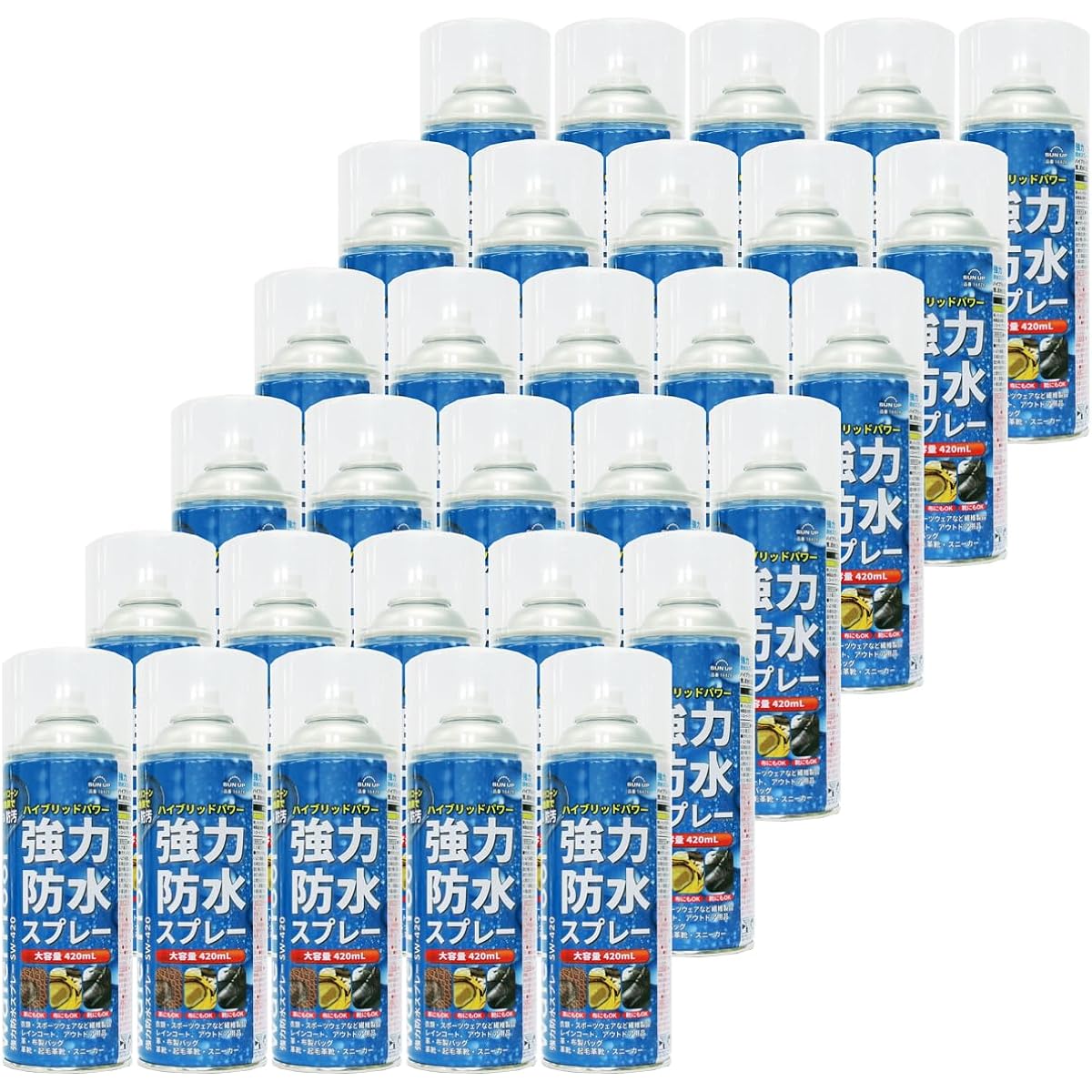 KONYO SUN UP Strong Waterproof Spray 30 pieces 420mlⅹ30