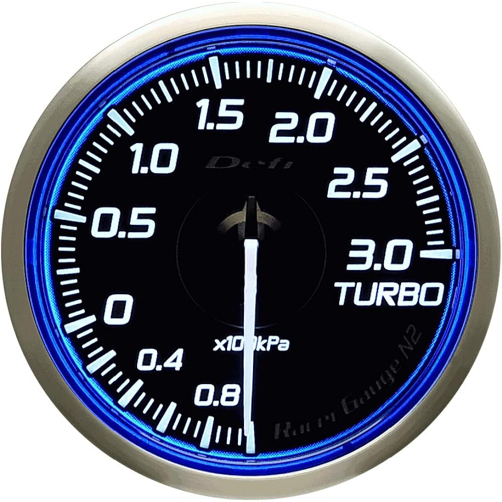 Nippon Seiki Defi Meter [Racer Gauge N2] 60φ Turbo Meter 300kPa DF16701