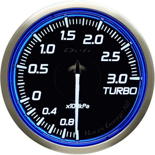 Nippon Seiki Defi Meter [Racer Gauge N2] 60φ Turbo Meter 300kPa DF16701