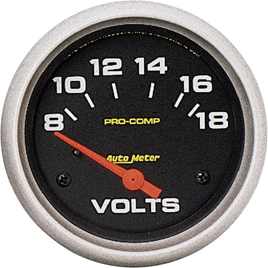 AUTO METER 5492 PRO-COMP Electric Voltanometer Gauge Regular 2.65 inches