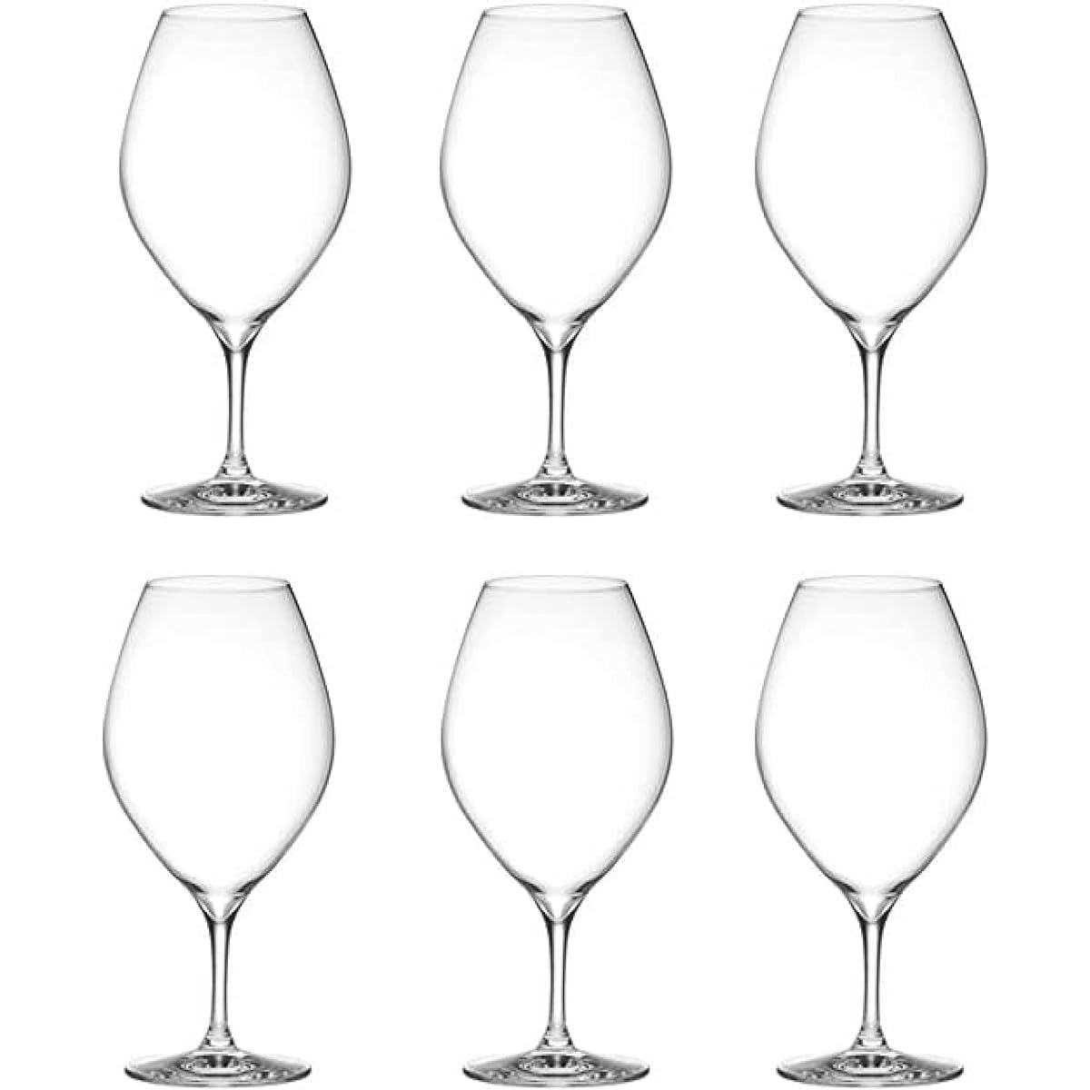 Kimura Glass Shop [Piccolo 10oz Wine Set of 6] Wine Glasses, Red Wine Glasses, White Wine Glasses, Beer Glasses, Usuhari Glasses, Stylish Glasses, Made in Slovakia, Karacrystal, 340cc…