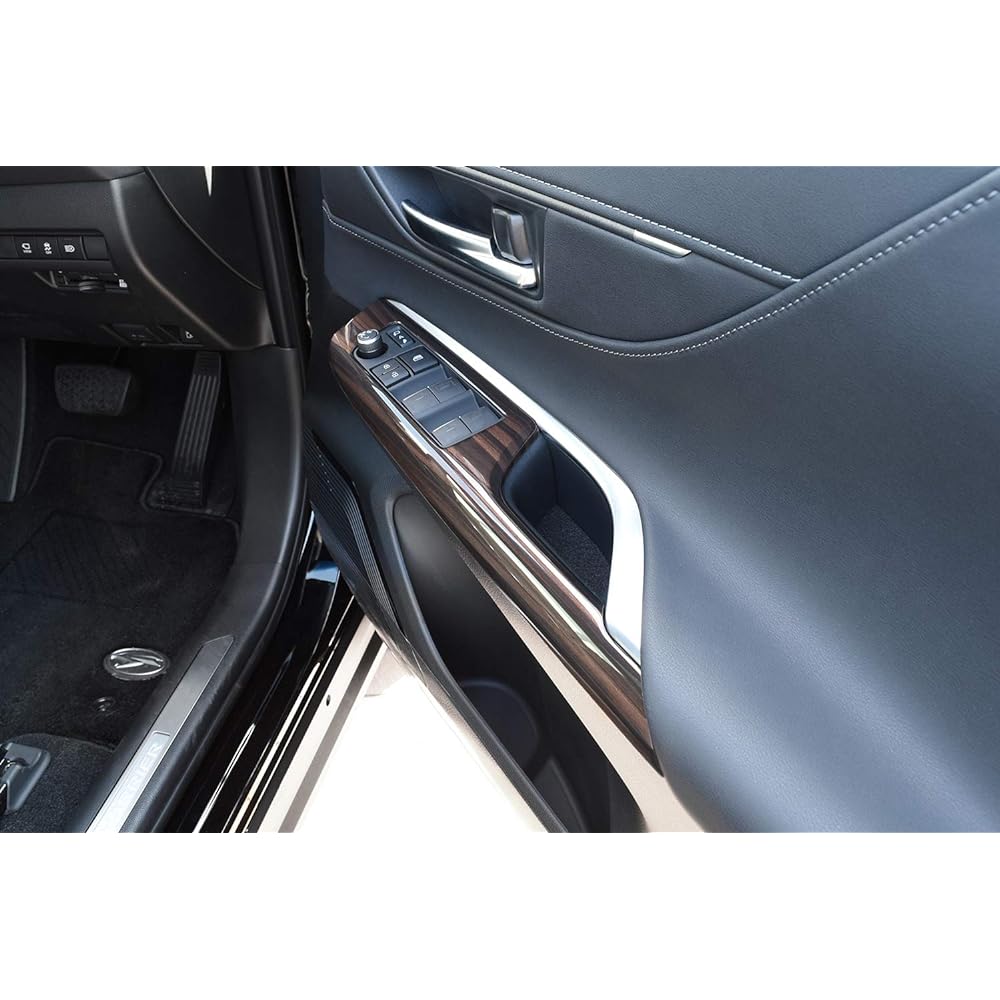 SecondStage T524BCW Toyota Harrier 80 Series PWSW Door Switch Panel, Ebony Style