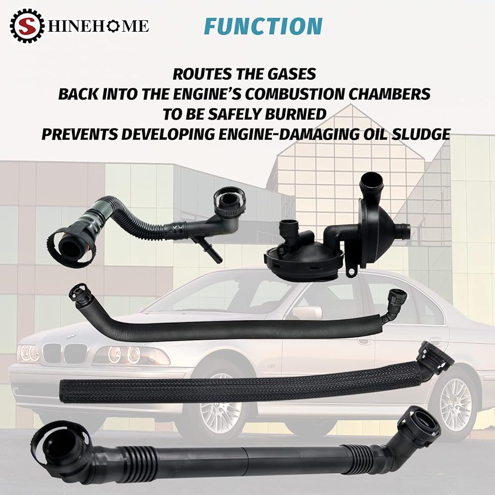 Crank Case Venture Oil Separator Horse BMW E60 E60 E60 E60 X5 323I 323I 328i 328i 328i 330i 528i