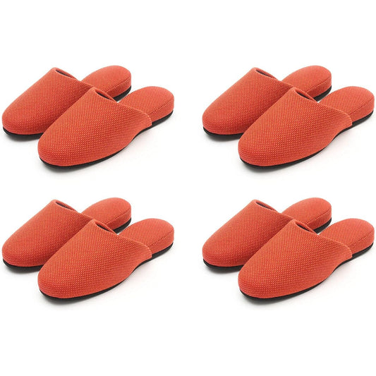 [Lifestyle] Chair Upholstery Fabric Hanging Slippers M Size 4 Pair Set [Indoor Shoes for Guests, Home, Work, Office, All Year Round, All Seasons]
