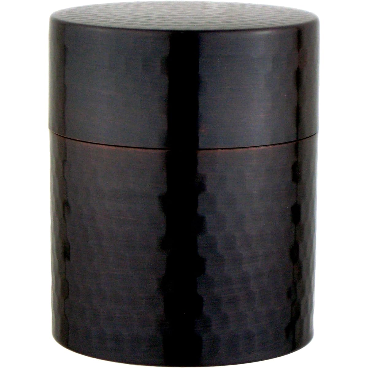 Nagao Pure Copper Tea Caddy Canister Large Diameter 9.0 x Height 11cm Boxed SECCHU Made in Japan
