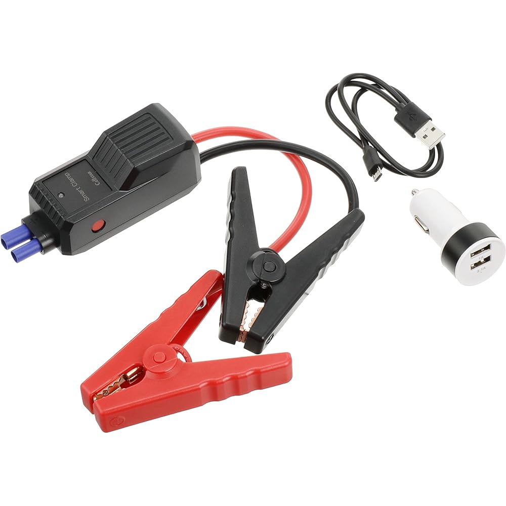 Cellstar Jump Starter MJP-3000 8,000mAh Starting Current 200A Maximum Output Current 400A Compatible with 3,000cc Gasoline Vehicles/2,000cc Diesel Vehicles For 12V Vehicles Equipped with LED Light CELLSTAR