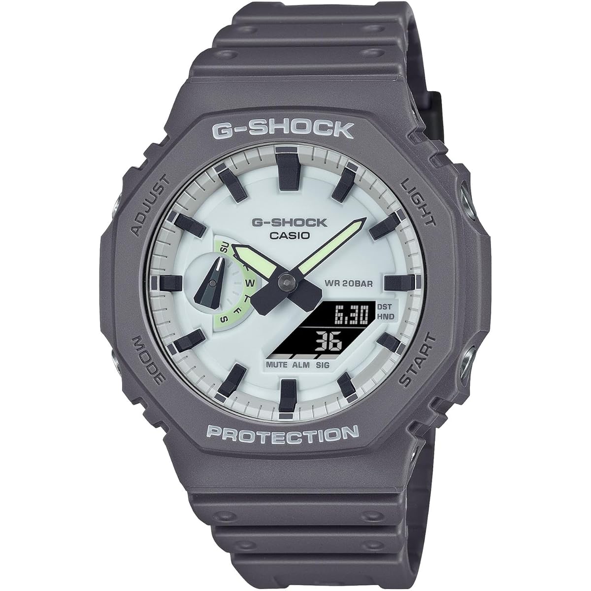 G-Shock [Casio] Watch [Domestic genuine product] Hidden Glow Series GA-2100HD-8AJF Men's Gray