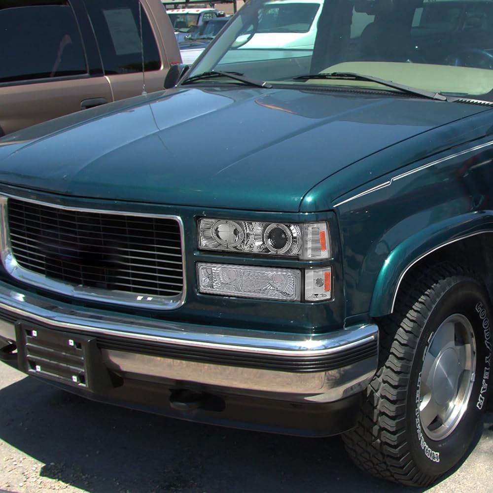 SPEC-D TUNING 2LC-G2G4-V2-TM GMC Sierra/Suburban/Yukon/C10 Corner Light Chrome