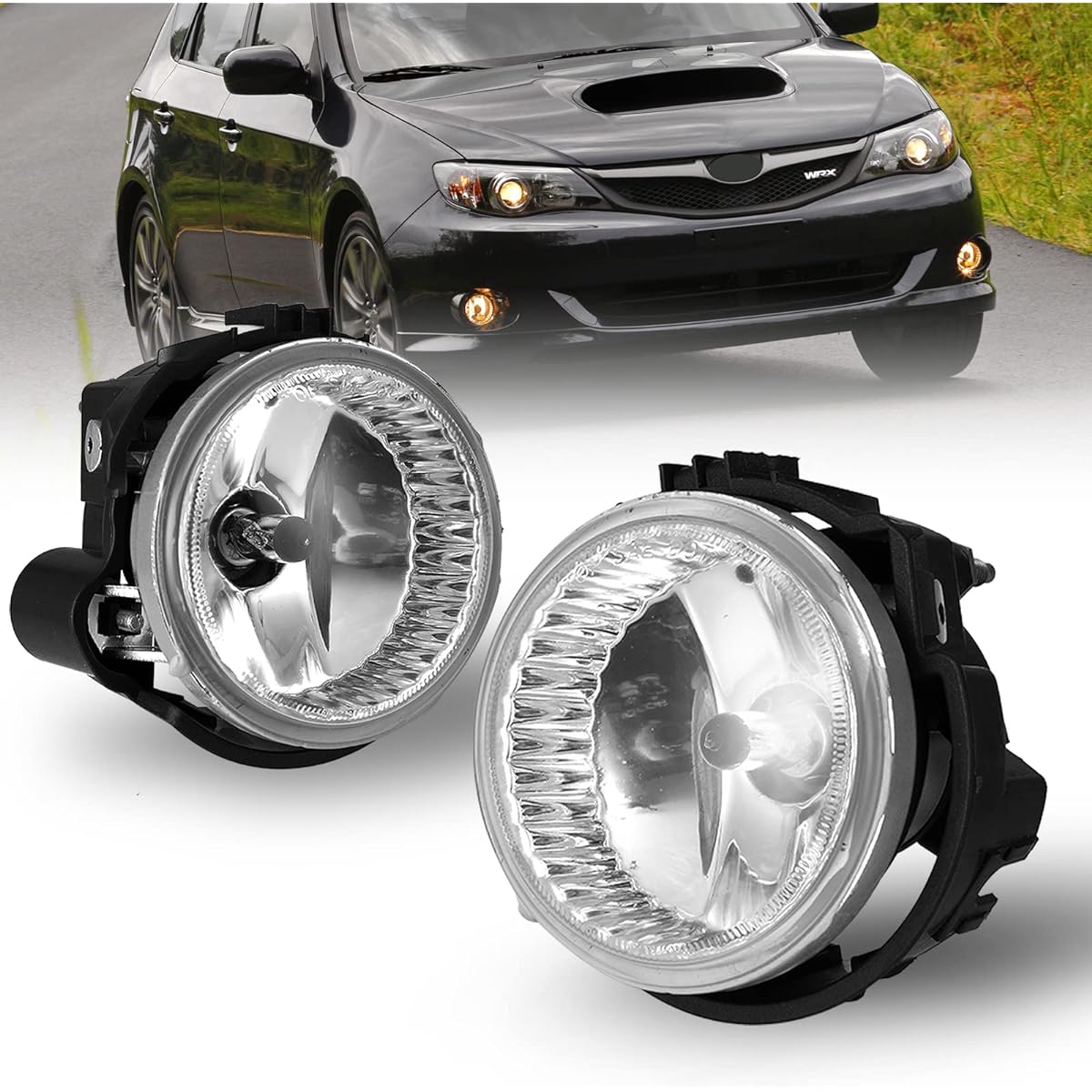 Autowiki fog lamp 2009-2013 Subaru Forester 2008-2010 Subaru Impreza WRX STI Fog Lamp 2 OEM replacement fog lamps