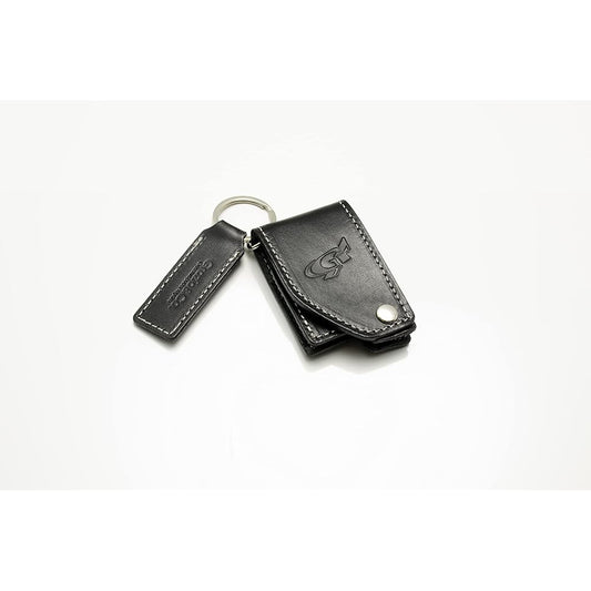 Grazio&Co.Tochigi Leather Key Case MODEL-II TYPE-B BK*SIL Black + Silver