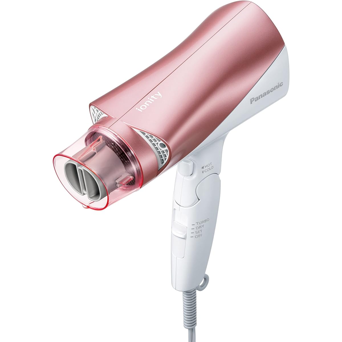 Panasonic Hair Dryer Ionity Quick Drying Large Air Volume Pale Pink EH-NE6G-PP
