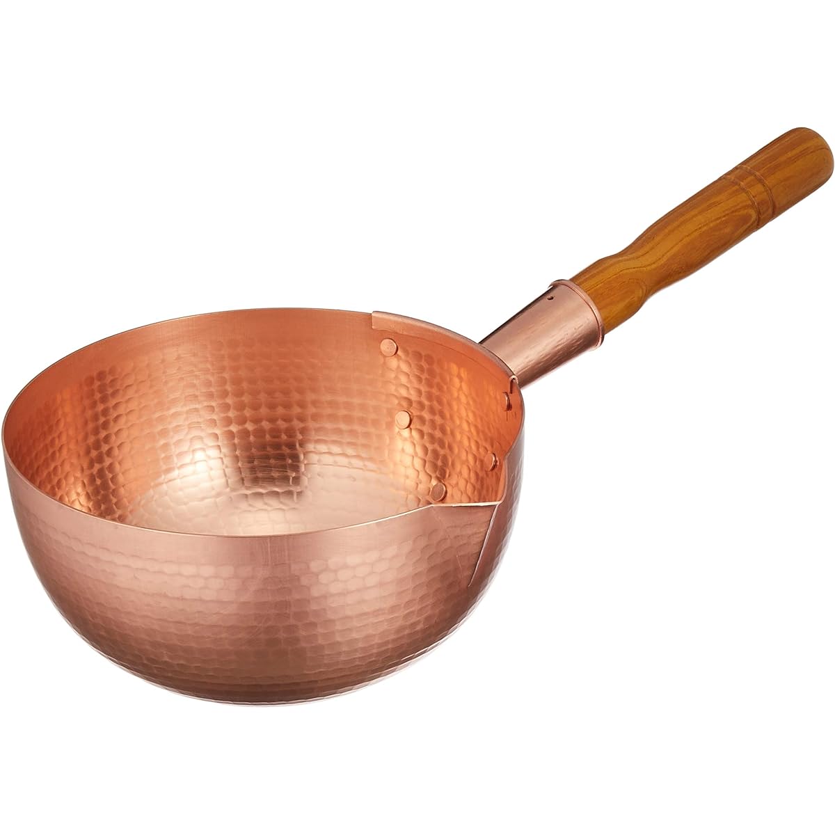 Marushin Bronze Ware, Bozhu pot, pure copper, 21cm, no tin guide on the inside
