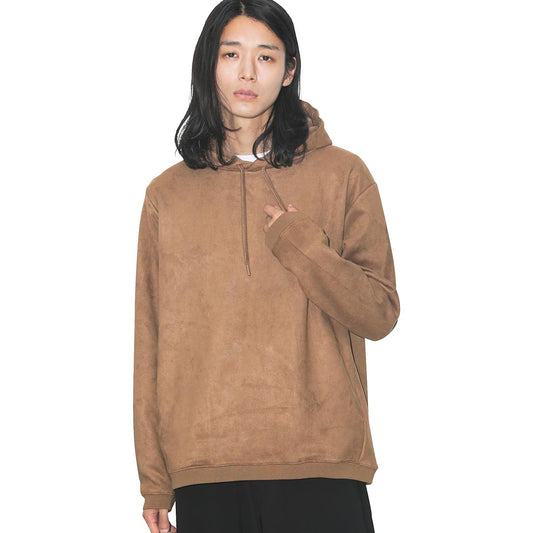 Nano Universe Faux Suede Hoodie