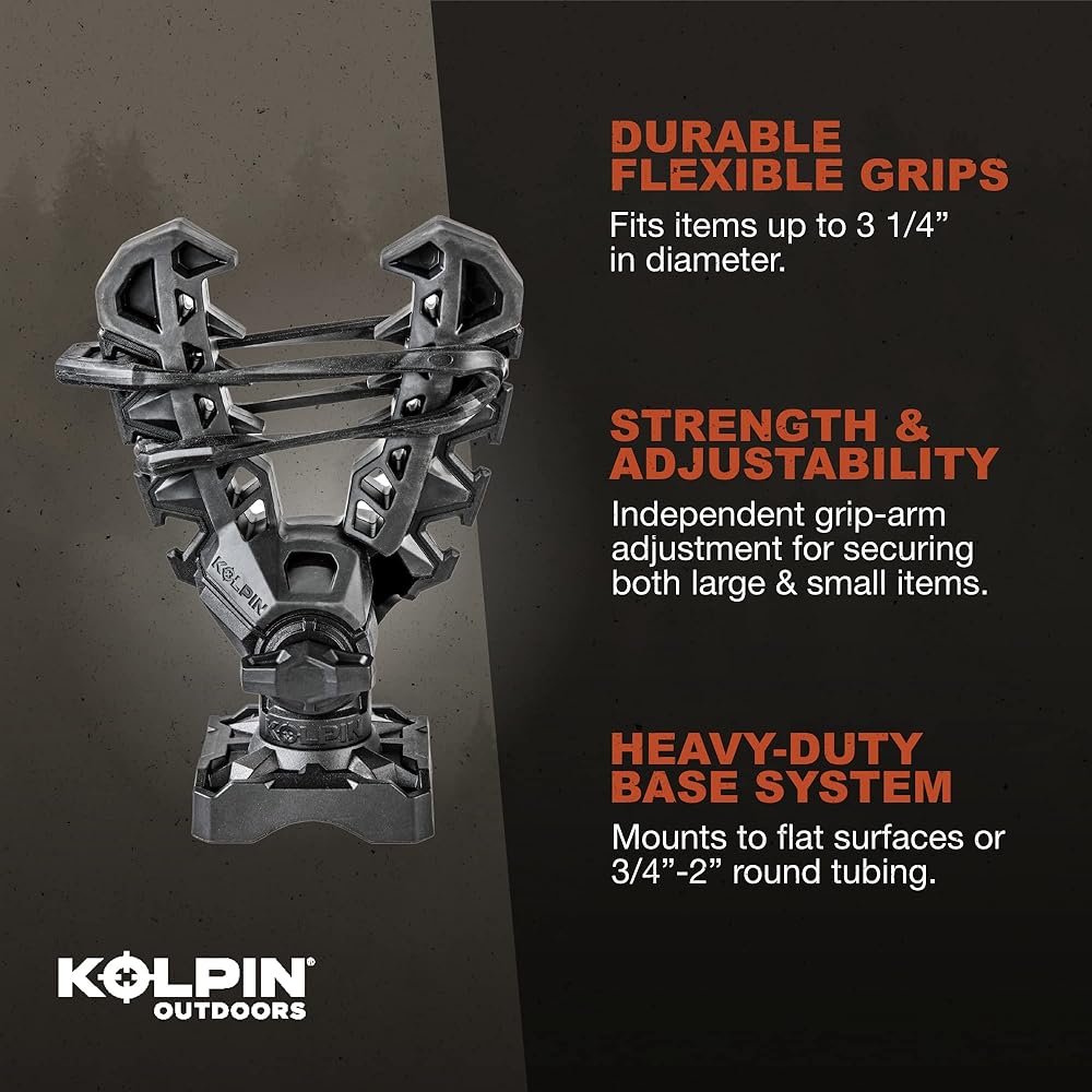 KOLPIN 21550 Black RHINO GRIP XLR -Single 2 packs