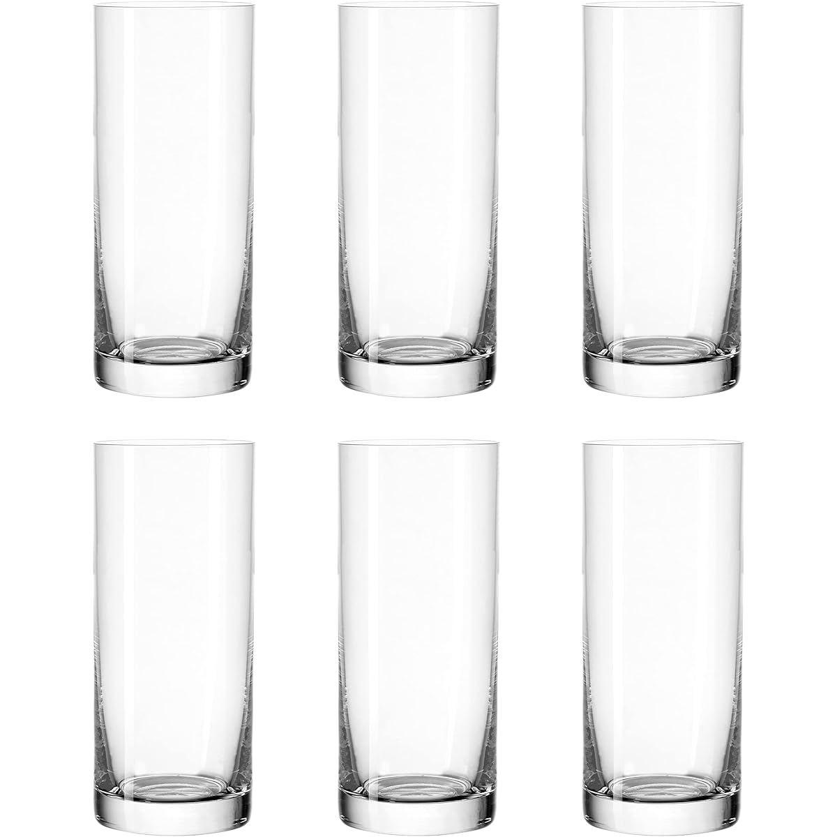LEONARDO Tumbler Clear Size:∅6.4×H14.5cm Tumbler 350ml Easy+ 039616 6 pieces