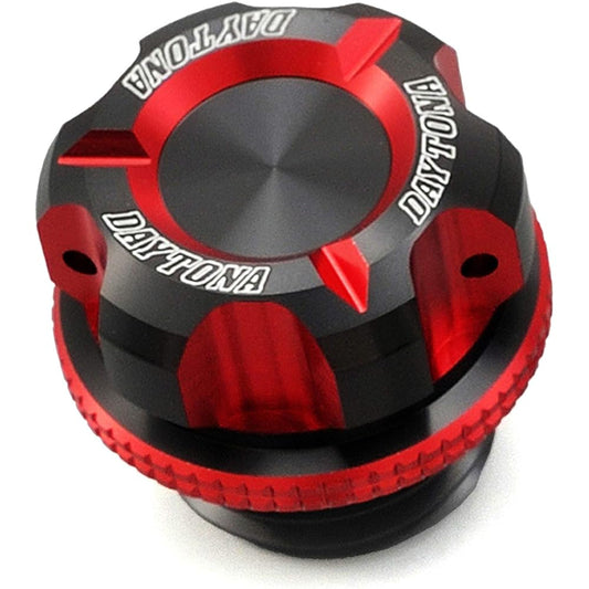 Daytona PREMIUM ZONE Motorcycle Oil Filler Cap M20XP2.5 Red 91890
