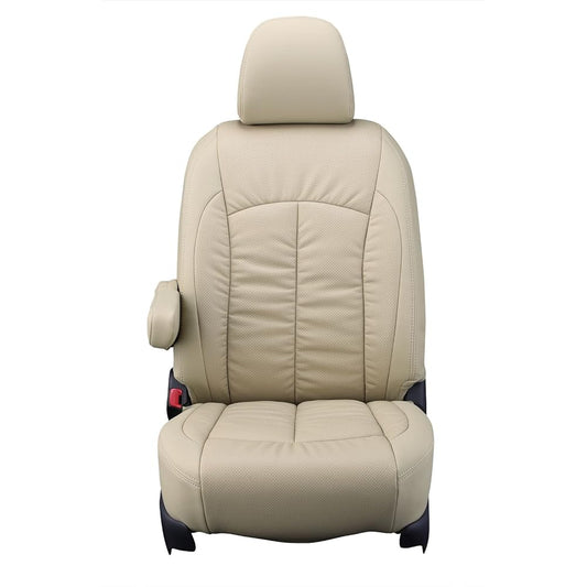Clazzio Seat Cover Alphard/Vellfire 30 Series H27/2~ 7 Seater Clazzio Jacka Tan Beige ET-1515 [14ETC1515T]