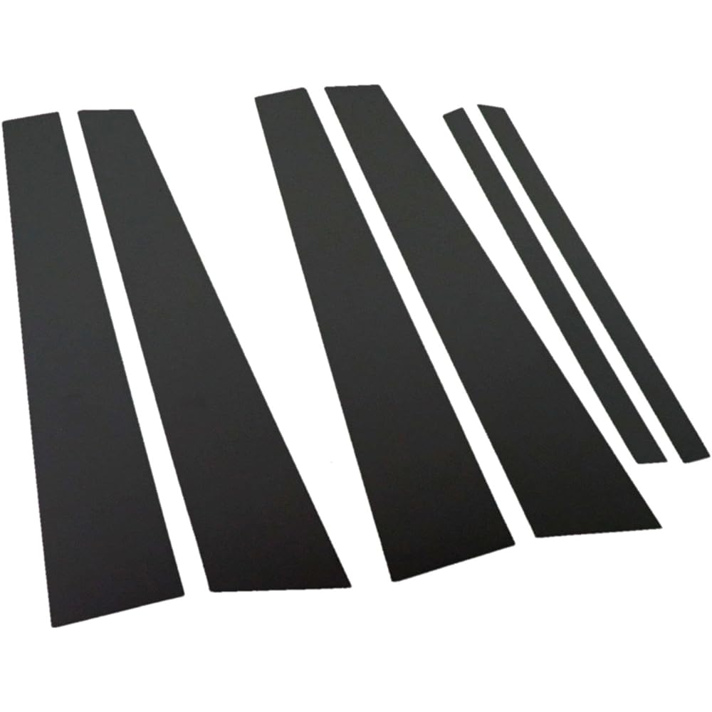 BRIGHTZ Celsior 30 31 Super Mirror Stainless Steel Black Plated Pillar Panel No Visor 6PC [PIL-BLA-220] UCF30 UCF31 UCF F30 F31 4995