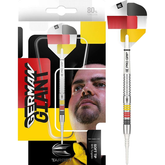 Target Darts Gabriel Clemens 80 19G 80% Tungsten Soft Tip Dart Set