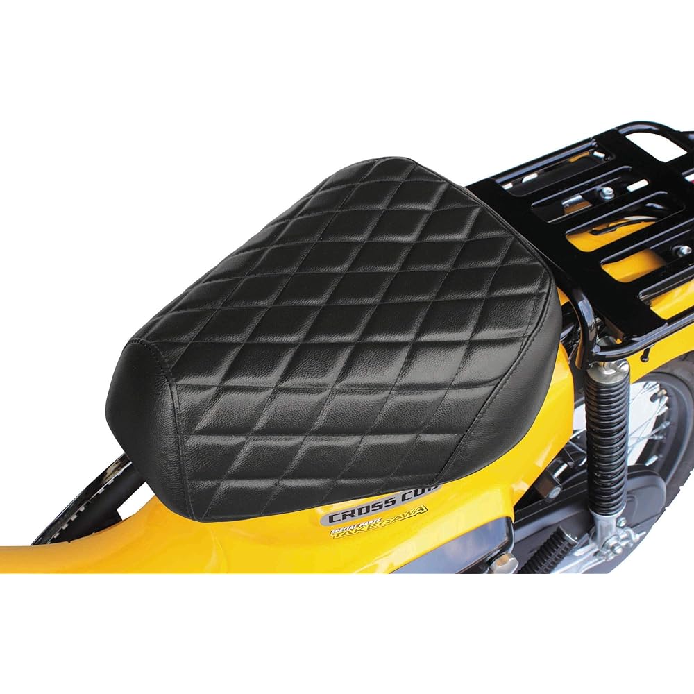 Special Parts Takegawa Cushion Seat Cover Diamond Stitch Black Cross Cub (JA45) 09-11-0235