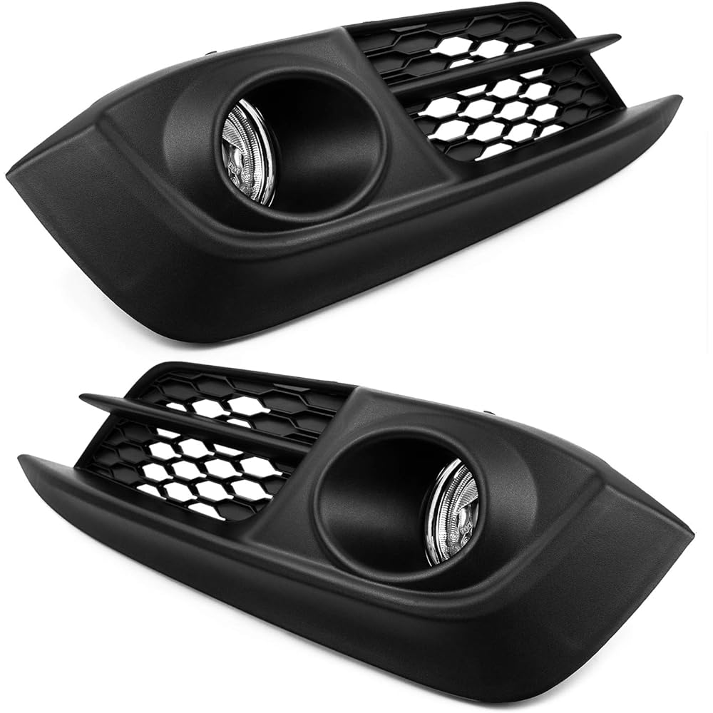 RP Remarkable Power FL7054 2016-2017 Civic EX Clear Front Pair Fog Light Bumper Lump Set