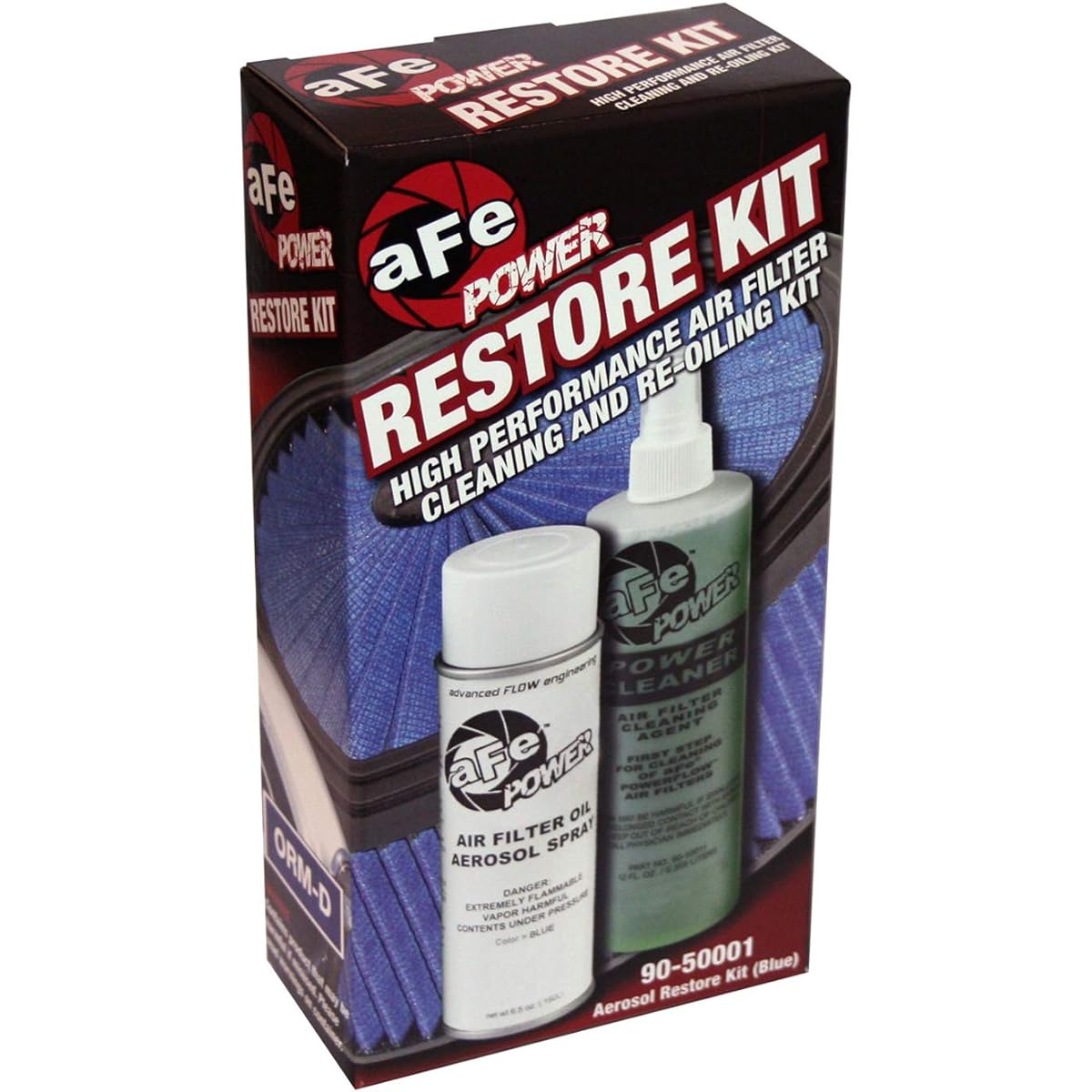 Power MagnumFLOW 90-50001 Air Filter Restore Kit (Single, Blue)