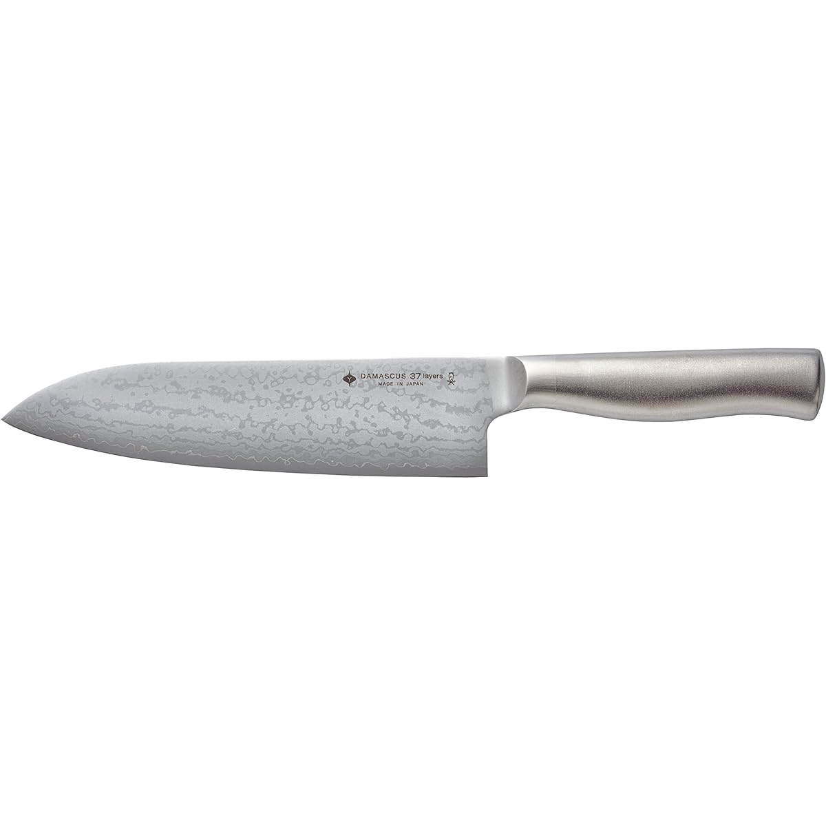 YANAGI DESIGN Kitchen knife made of sharp Damascus steel Made in Japan 18cm Knife Handle design that does not put strain on the wrist Dishwasher safe