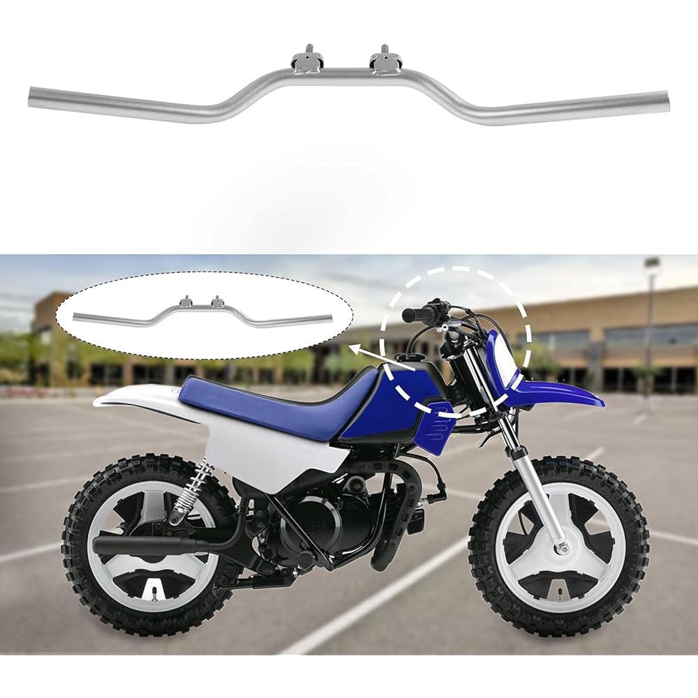 FLYPIG Silver Bay Handle Bar Yamaha PW50 PY50 PEEWEE 50T Pit Dart Bike