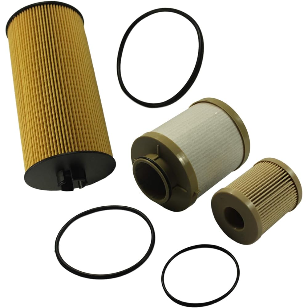JDMSPEED Diesel oil filter fuel filter FL2016 FD4604 FD4616 replacement Ford power stroke 6.0L 03-07