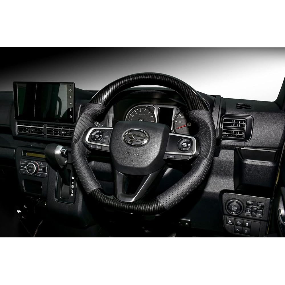 CROSS Steering for Atley (S700V/S710V) Tanto (LA650S/LA660S) TAFT (LA900S/LA910S) Other (Piano Black)