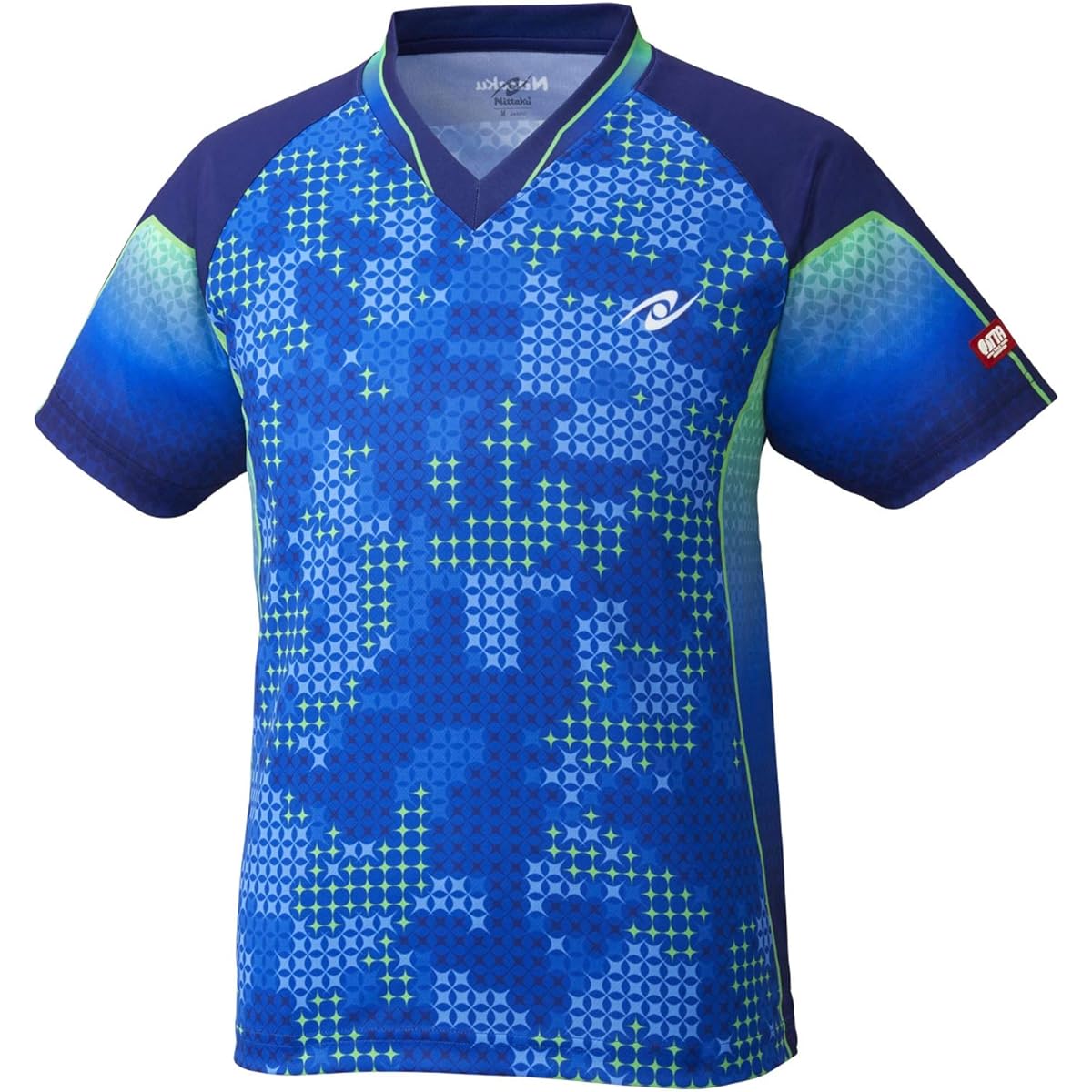 Nittaku Table Tennis Unisex Game Shirt Sky Milky Shirt JTTA Officially Approved