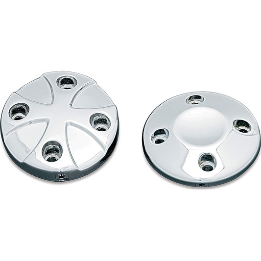 KURYAKYN 6243 Motorcycle Axent Accessories Handle Bar ISO Grip End Cap 1 Pair