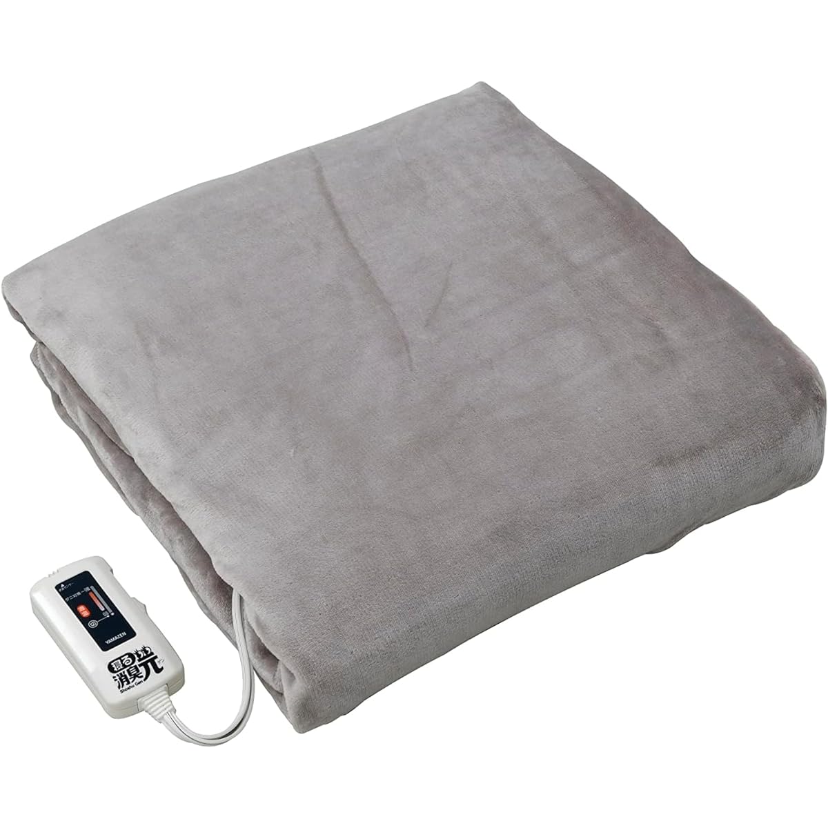 [Yamazen] Electric Blanket, Can Be Used as a Throw or Blanket, Deodorizing Source, 188 x 130 cm, Washable, Antibacterial, Deodorizing, Surface Flannel, Mite Killing Function, Reversible YKSG-F43(GG/BR)