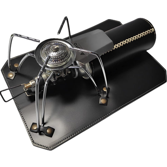 HIROMARE soto burner single burner st-310 st-340 regulator stove soto [mat & can cover 2-piece set] (black)