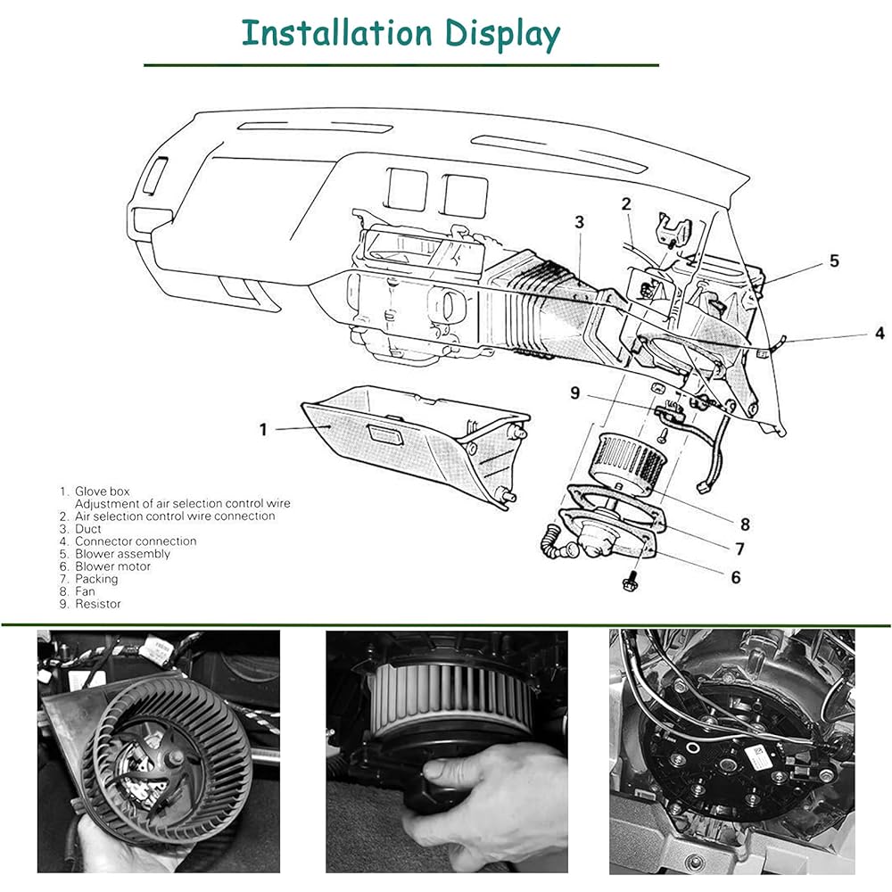 A/C Blower Motor Assembly Mitsubishi Outlander 2007-2014 Outlander Sports 2011-2014 For Lancer 2008-2015