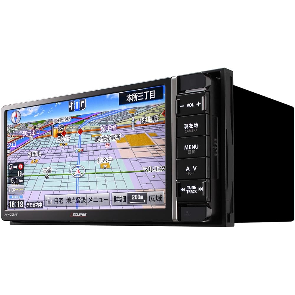 DENSO TEN Car Navigation ECLIPSE AVN-Z03iW 7 Type WVGA Built-in Memory Navigation SD/CD/DVD/Bluetooth/Wi-Fi/Terrestrial Digital TV AV System ECLIPSE DENSO TEN