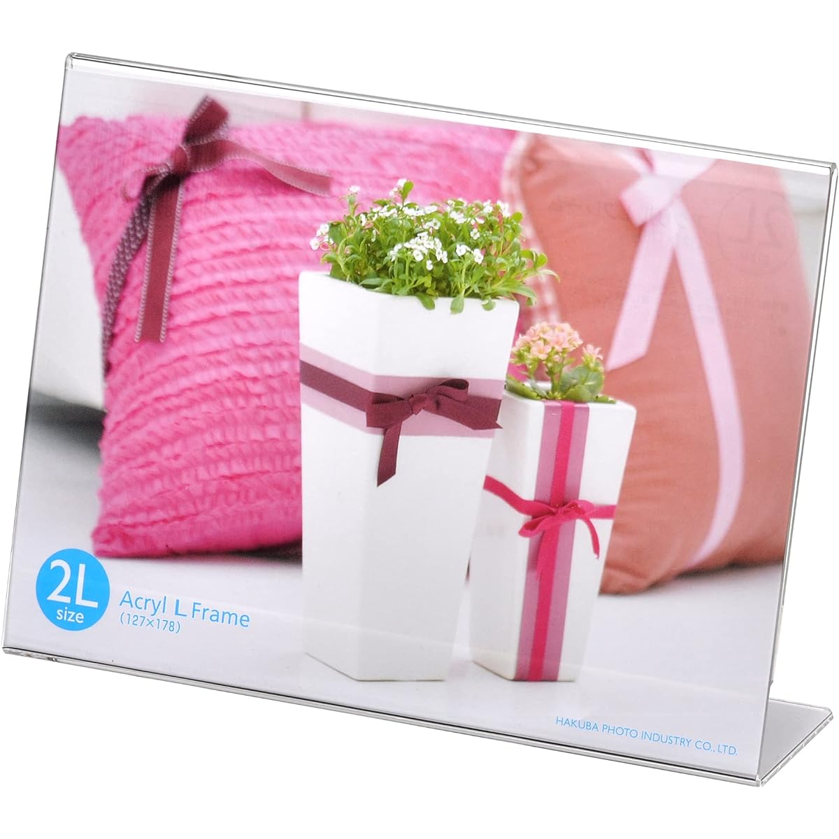 [Bulk Purchase Set] HAKUBA Photo Frame Acrylic L Frame 2L Horizontal Set of 12 AMZFACL12-2LY