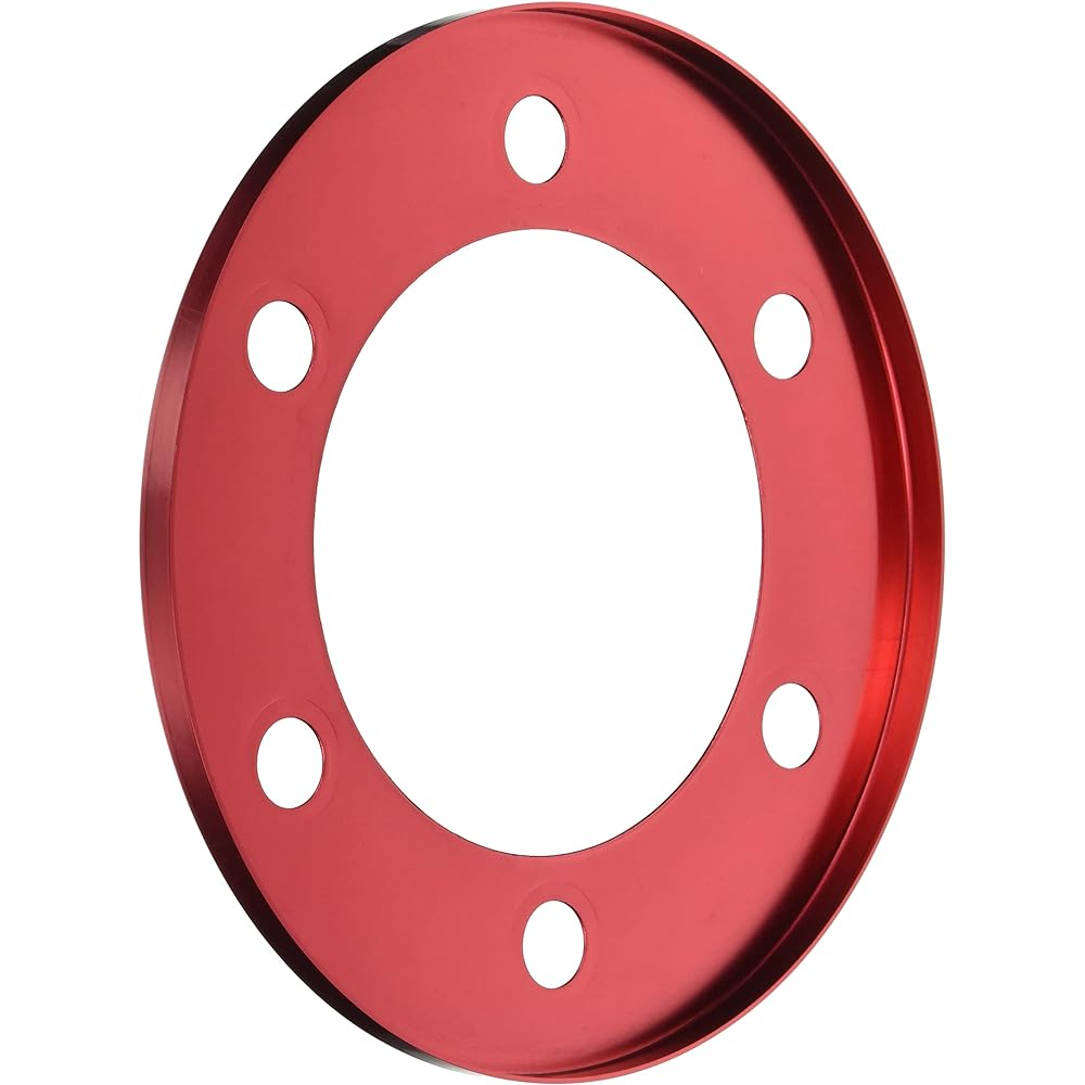 VENUS Mars Aluminum Hub Cover Toyota Hiace 200 Series Front Red HCT-043