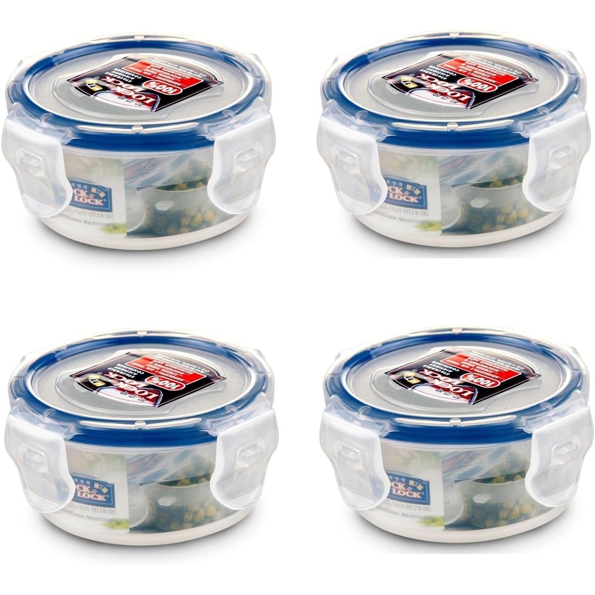 Lock & Lock, No BPA, Water tight, Food Storage Container, 3-oz, HPL931 by LockandLock