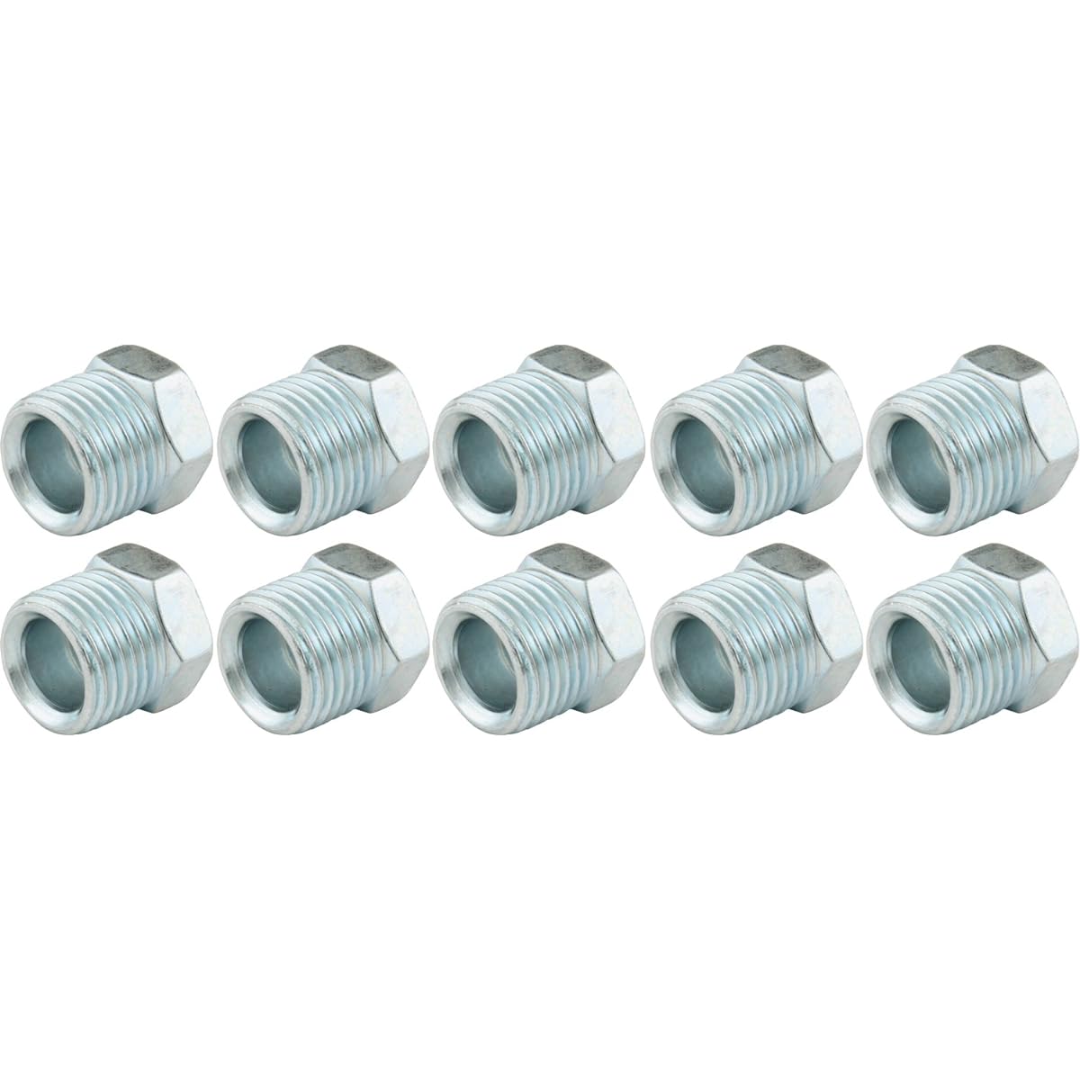ALLSTAR ALL50142 5/8-18 Thread 3/8 inch fuel line zinc plating reverse fret Anut (10 packs)