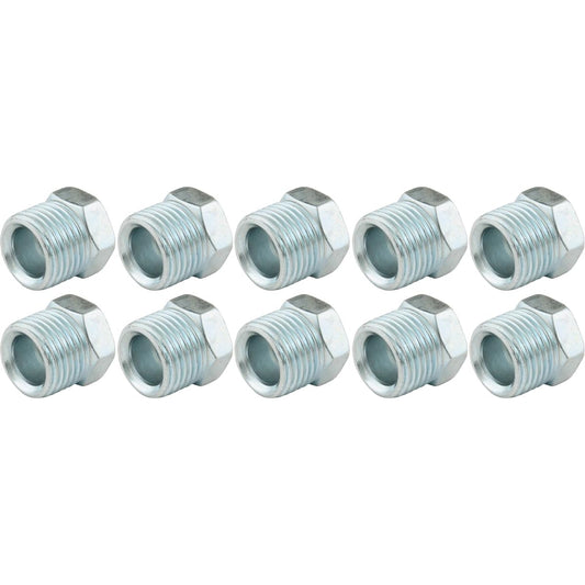 ALLSTAR ALL50142 5/8-18 Thread 3/8 inch fuel line zinc plating reverse fret Anut (10 packs)