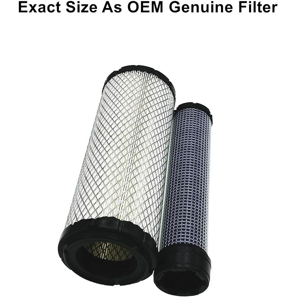 MOWFILL 25 083 01 outer air filter replacement KOHLER 25 013 01-S 2508301 Kawasaki 11013-7020 11013-7044 OEM Air Cleaner Cartridge 25 083 04 2508304 11013-7019 11013-7045 Inner Filter