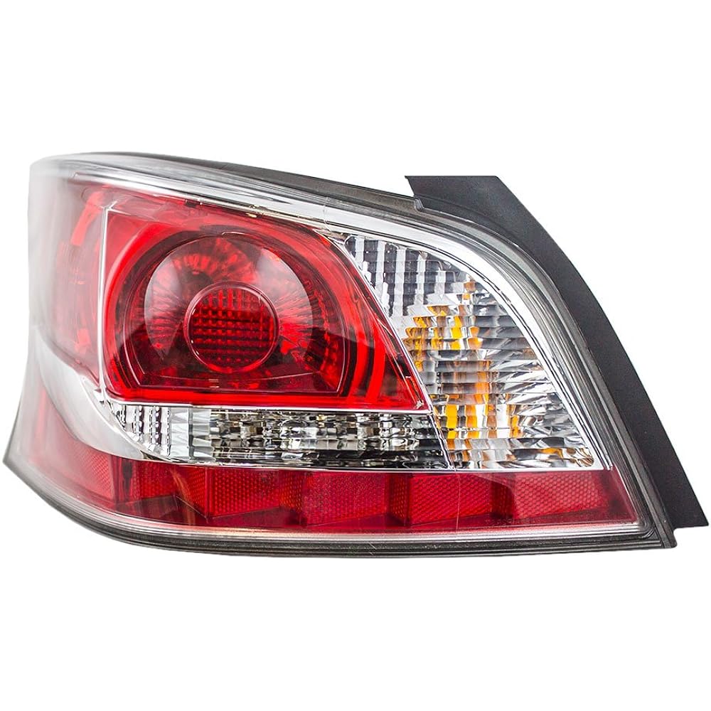 Ride seat tail light tail lamp lens gray edge trim standard type replacement for Nissan 26555-9HM0A