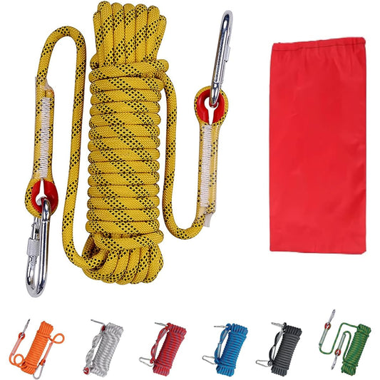 LIIGOU Rope 10mm Multifunctional Cord Multifunctional Rope Auxiliary Rope DIY Tools Craft Supplies Multipurpose Rope Gardening Rope Load Capacity 1200kg 10m 20m 30m Tent Rope Outdoor Paracord Tent Camping Washing Cable Rope Auxiliary Lightweight Lock Inc