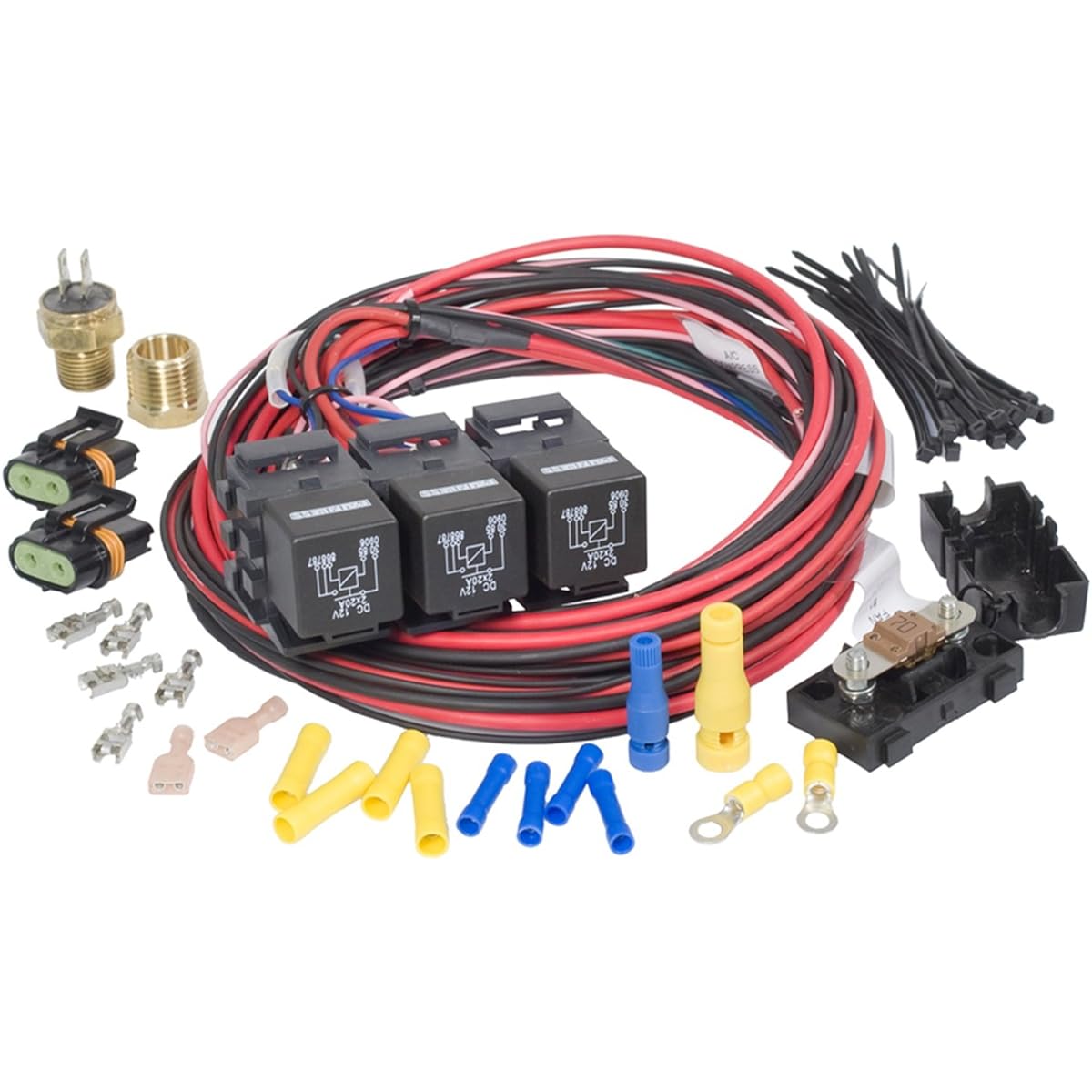 Painless 30117 Activation/dual fan relay making (185, off 175)