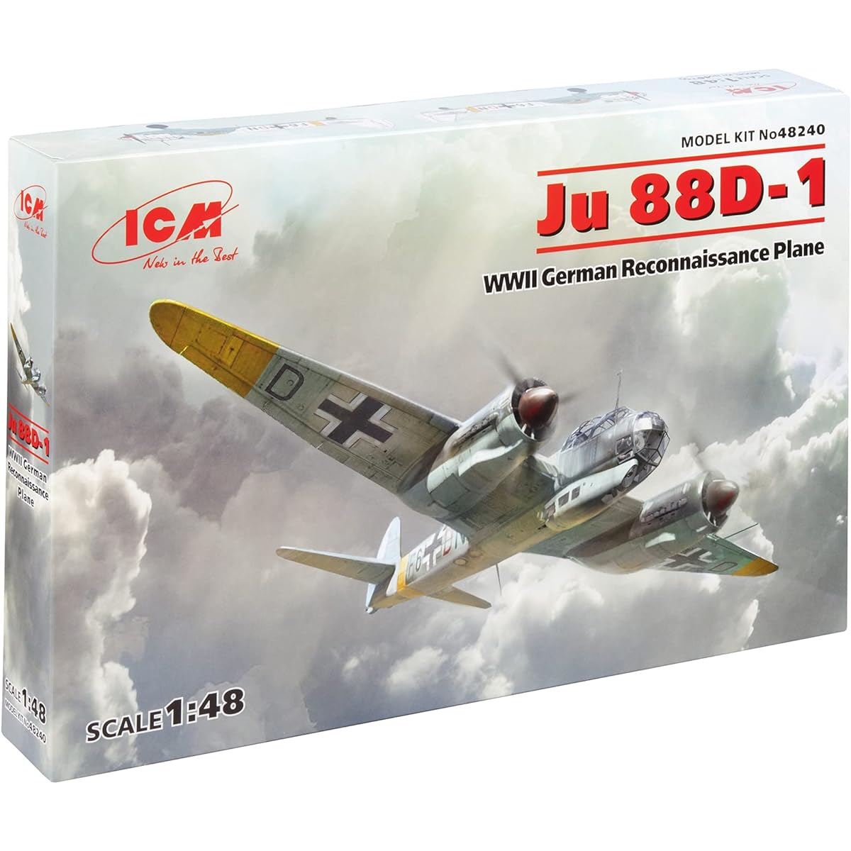 ICM ICM 1/48 German Army Junkers Ju88D-1 Long Range Reconnaissance Aircraft Plastic Model 48240